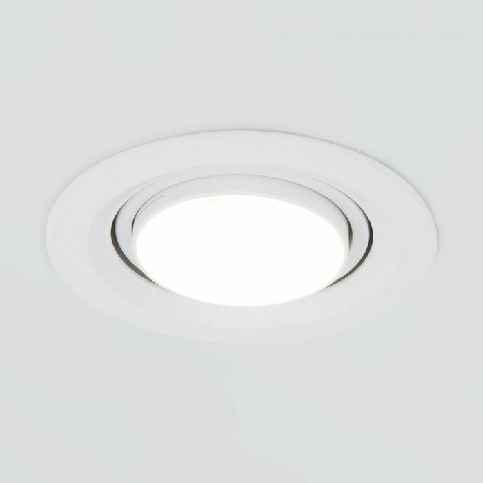 Встраиваемый точечный светильник Zoom белого цвета - лучшие Встраиваемые споты в INMYROOM