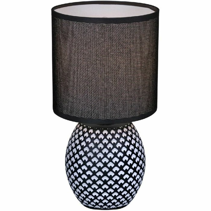 Настольная лампа 98401-0.7-01 BLACK (ткань, цвет черный) - купить Настольные лампы по цене 1030.0