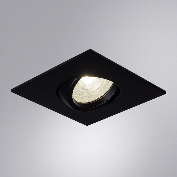 Точечный встраиваемый светильник ARTE LAMP A2866PL-1BK - купить Встраиваемые споты по цене 1310.0
