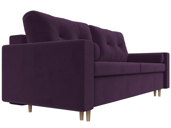 Прямой диван-кровать Белфаст фиолетового цвета (тик-так) - лучшие Прямые диваны в INMYROOM