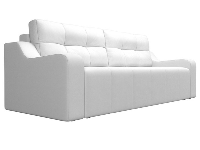 Прямой диван-кровать Итон белого цвета (экокожа) - лучшие Прямые диваны в INMYROOM