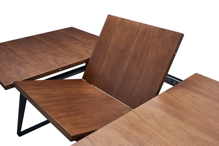 Обеденный раскладной стол со столешницей цвета орех - купить Обеденные столы по цене 79400.0
