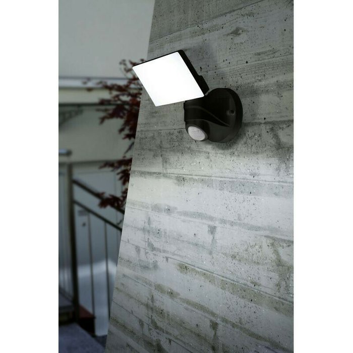Уличный настенный светодиодный светильник Pagino бело-черного цвета - купить Настенные уличные светильники по цене 9990.0