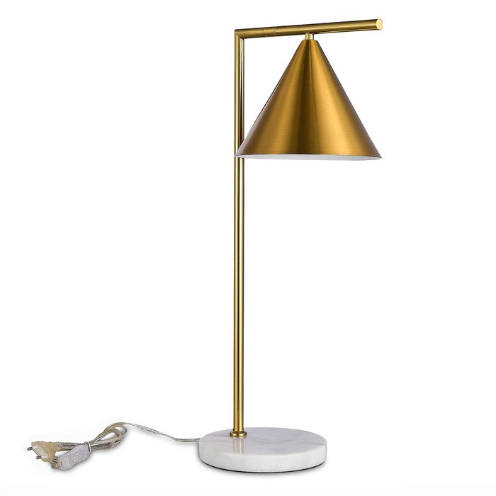 Настольная лампа Dizzie цвета латунь - купить Рабочие лампы по цене 12990.0