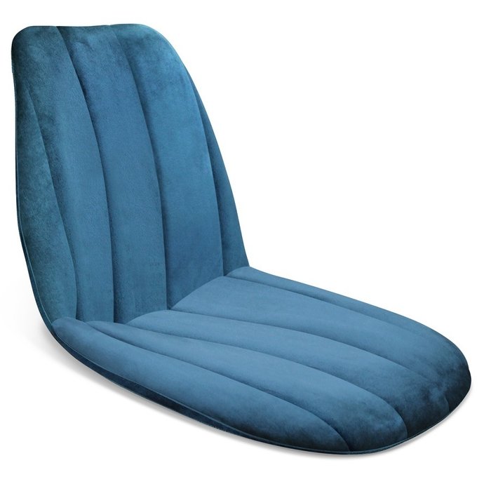 Обеденная группа из стола и четырех стульев синего цвета - купить Обеденные группы по цене 32500.0
