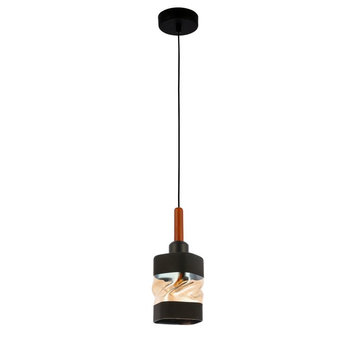Светильник подвесной Abiritto с янтарными плафонами - купить Подвесные светильники по цене 2670.0