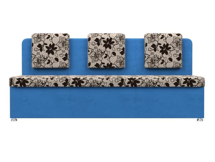 Диван Маккон голубого цвета - купить Прямые диваны по цене 22999.0