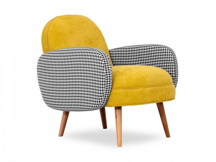 Кресло Bordo желтого цвета - купить Интерьерные кресла по цене 27590.0