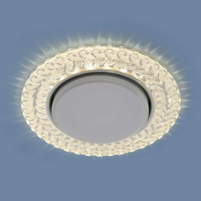 Встраиваемый точечный светильник с LED подсветкой 3027 GX53 Kolo - лучшие Лампочки в INMYROOM Встраиваемый точечный светильник с LED подсветкой 3027 GX53 Kolo - лучшие Лампочки в INMYROOM
