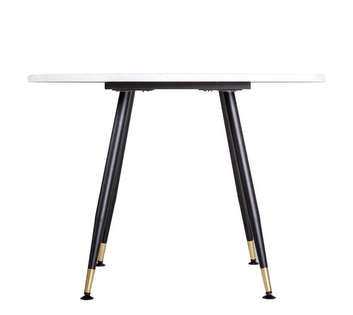 Стол обеденный Месси черно-белого цвета - лучшие Обеденные столы в INMYROOM