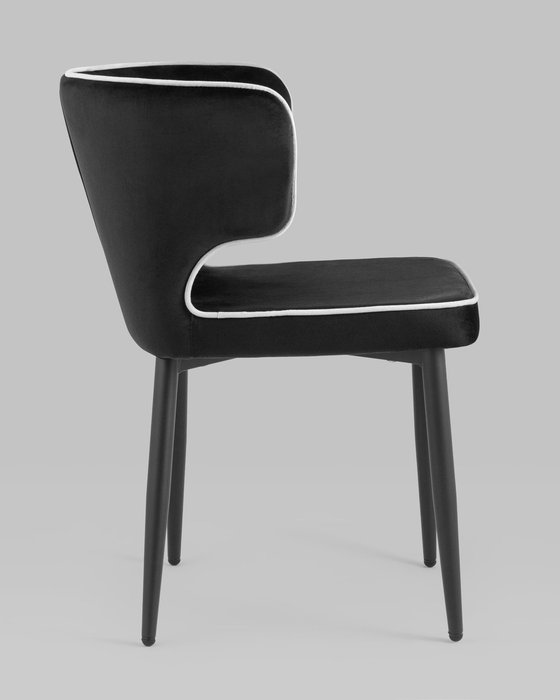 Стул Матео черного цвета - лучшие Обеденные стулья в INMYROOM