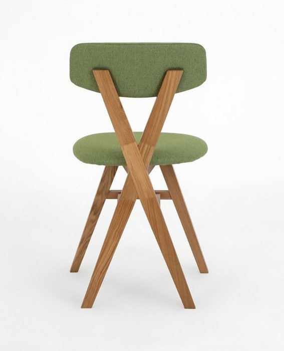 Стул Твист зеленого цвета - лучшие Обеденные стулья в INMYROOM