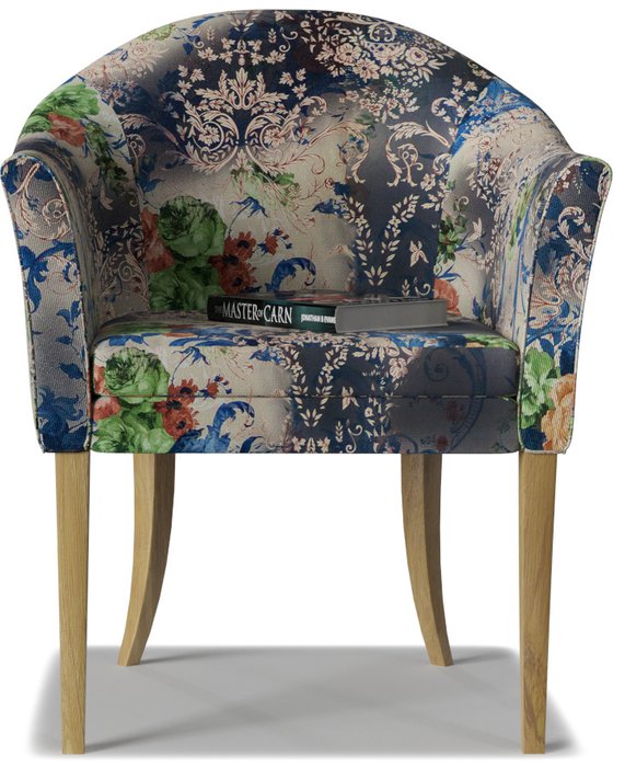 Кресло Тоскана в обивке из велюра - купить Интерьерные кресла по цене 8850.0