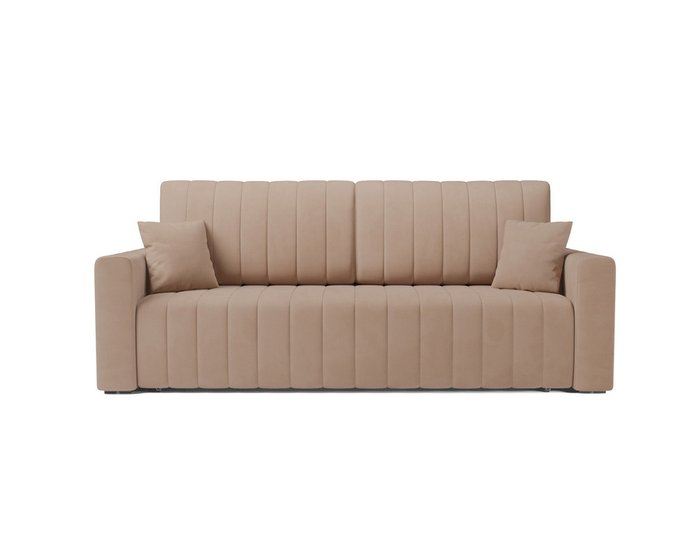 Прямой диван-кровать Лондон бежевого цвета - купить Прямые диваны по цене 38190.0