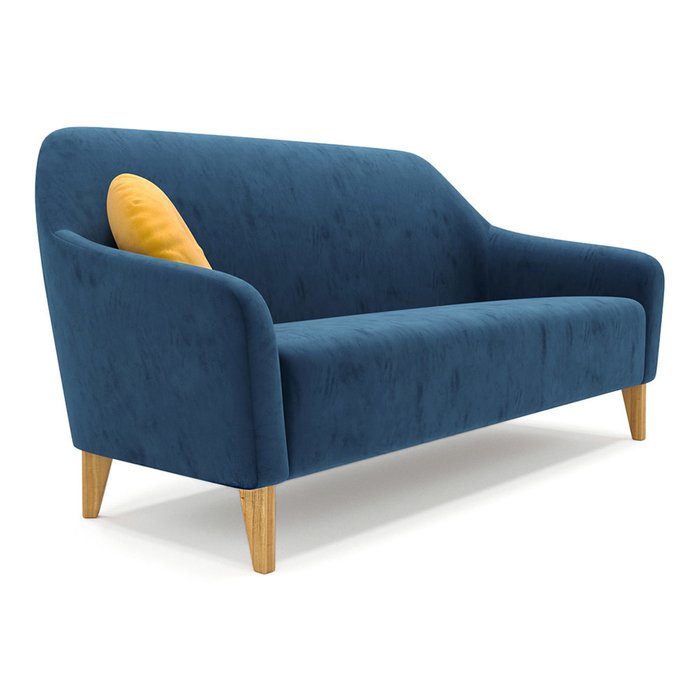 Трехместный диван Miami lux синего цвета