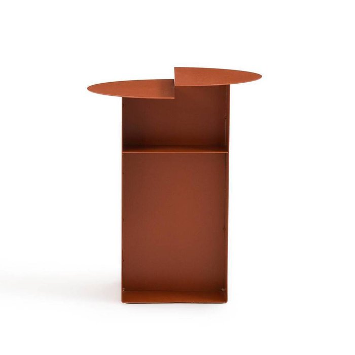 Прикроватная тумба из металла Alessio коричневого цвета - купить Прикроватные тумбы по цене 13632.0