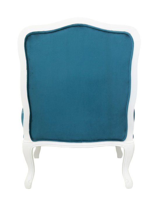 Полукресло Nitro blue+white с голубой обивкой - лучшие Интерьерные кресла в INMYROOM