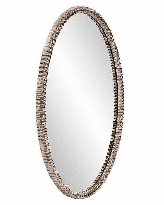 Настенное зеркало Джанет в раме серебряного цвета - купить Настенные зеркала по цене 17290.0