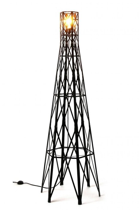 Металлический торшер башня Фоб