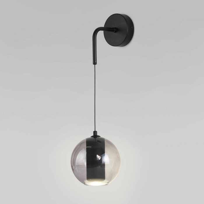 Настенный светильник 50258 LED дымчатый Cobble