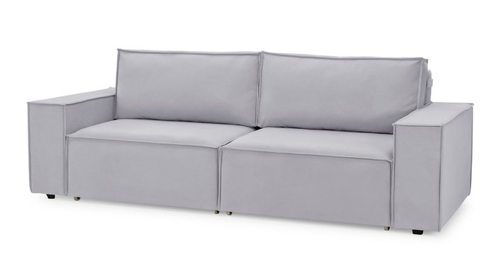 Прямой диван-кровать Софт 2 светло-сиреневого цвета - купить Прямые диваны по цене 56900.0