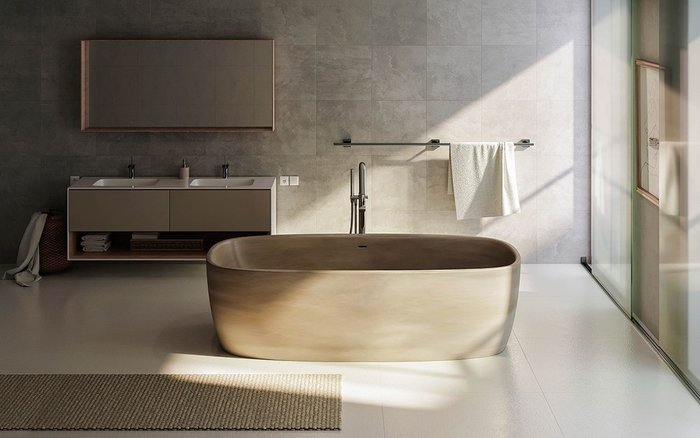 Каменная Ванна Coletta Sandstone Песочная - лучшие Ванны в INMYROOM Каменная Ванна Coletta Sandstone Песочная - лучшие Ванны в INMYROOM