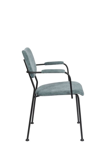 Кресло Benson серо-голубого цвета - лучшие Обеденные стулья в INMYROOM