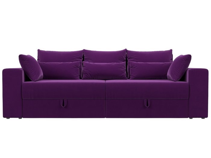 Прямой диван-кровать Мэдисон фиолетового цвета - купить Прямые диваны по цене 38990.0
