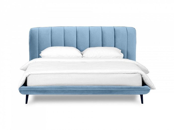 Кровать Amsterdam 160х200 голубого цвета - купить Кровати для спальни по цене 64980.0