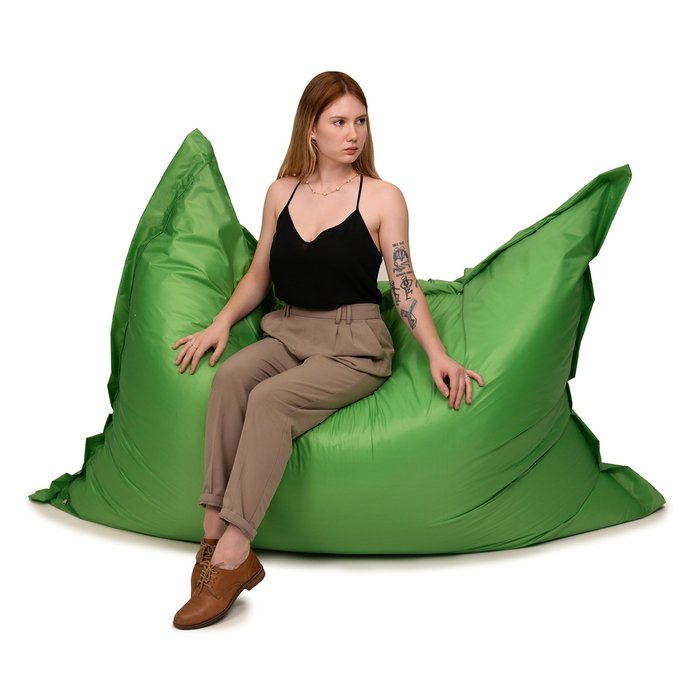 Кресло Подушка Оксфорд зеленого цвета - купить Бескаркасная мебель по цене 3990.0