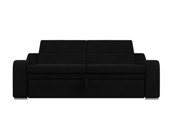 Прямой диван-кровать Медиус черного цвета - купить Прямые диваны по цене 45999.0