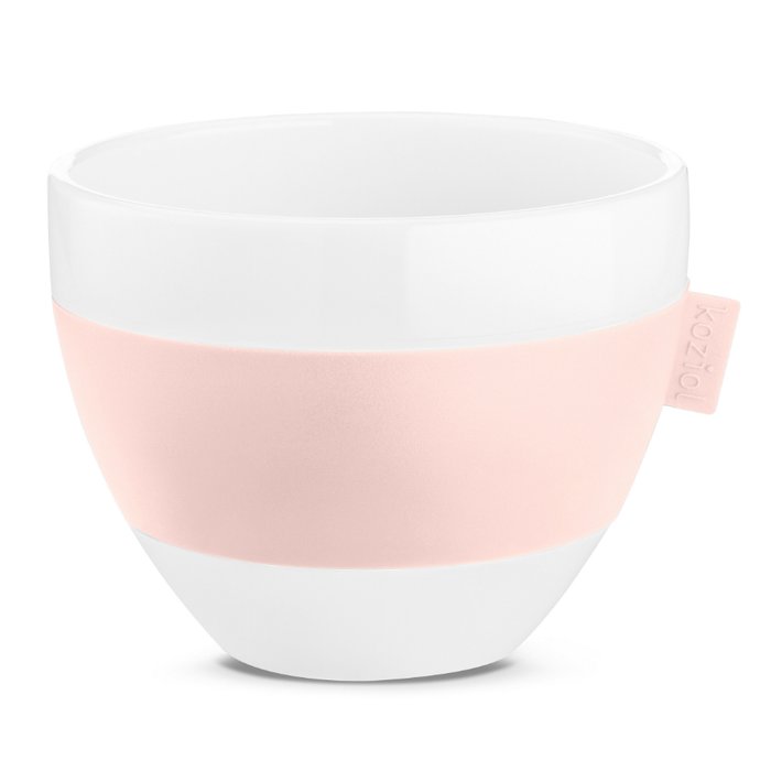 Чашка с термоэффектом Aroma бело-розового цвета