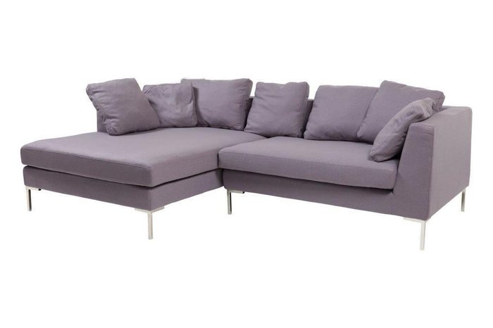 Диван Charles фиолетового цвета - лучшие Угловые диваны в INMYROOM