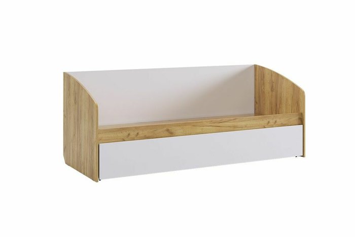 Кровать Форсаж 80х200 белого цвета - купить Одноярусные кроватки по цене 16790.0