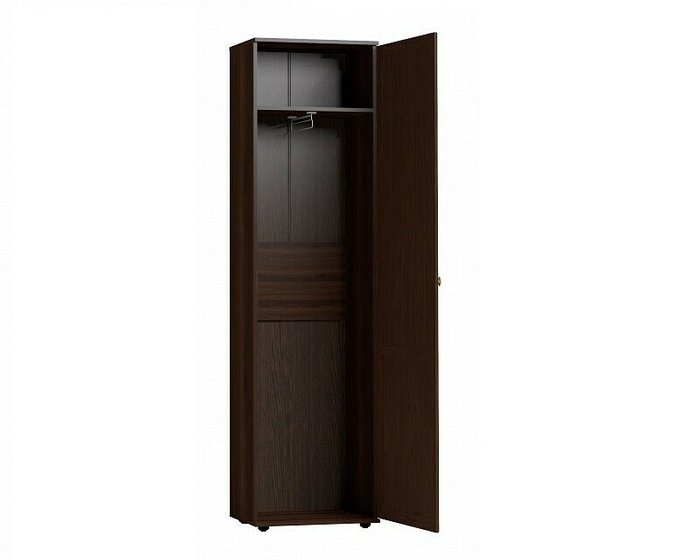 Шкаф для одежды и белья правый Sherlock темно-коричневого цвета - купить Шкафы распашные по цене 16062.0