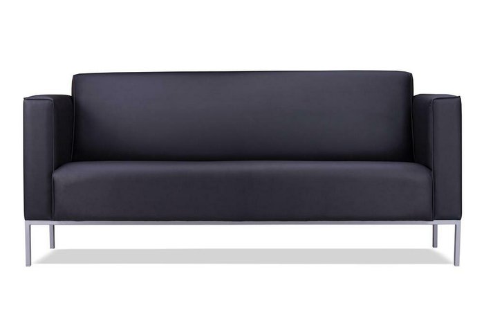 Прямой диван Тоскана Комфорт черного цвета - купить Прямые диваны по цене 54760.0