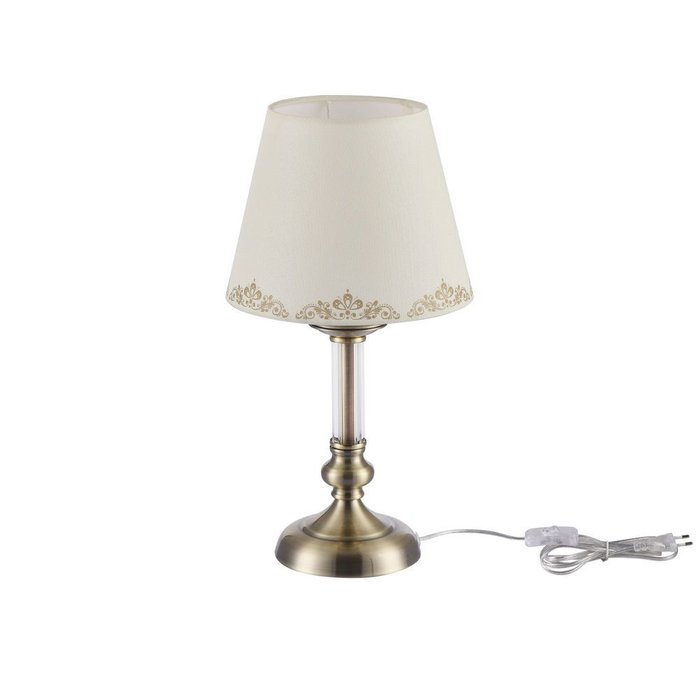 Настольная лампа Ksenia с металлическим основанием - лучшие Настольные лампы в INMYROOM