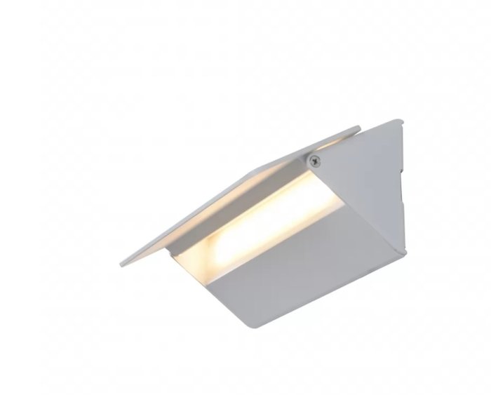 Настенный светильник Scorpio из металла и акрила белого цвета - лучшие Бра и настенные светильники в INMYROOM