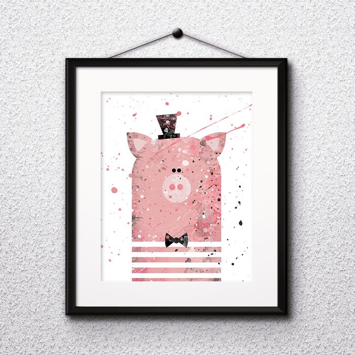 Постер Pig А4