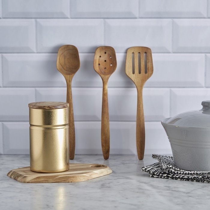 Ложка с отверстиями Modern Kitchen из дерева - лучшие Прочее (не использовать) в INMYROOM Ложка с отверстиями Modern Kitchen из дерева - лучшие Прочее (не использовать) в INMYROOM