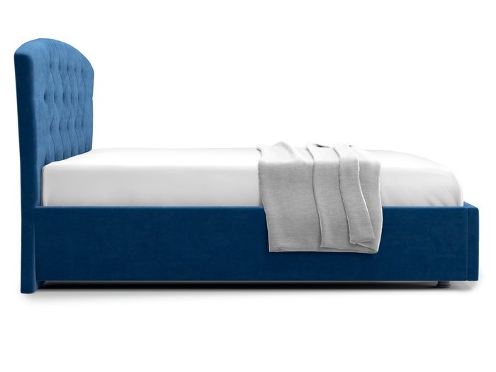Кровать Premo 120х200 темно-синего цвета с подъемным механизмом - лучшие Кровати для спальни в INMYROOM