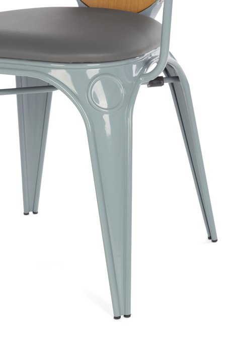 Стул с подушкой Louix серого цвета - купить Обеденные стулья по цене 26200.0