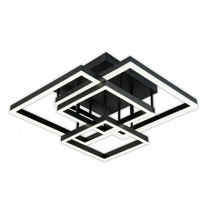 Потолочный светильник Union 10229/4LED Black (акрил, цвет белый) Потолочный светильник Union 10229/4LED Black (акрил, цвет белый)