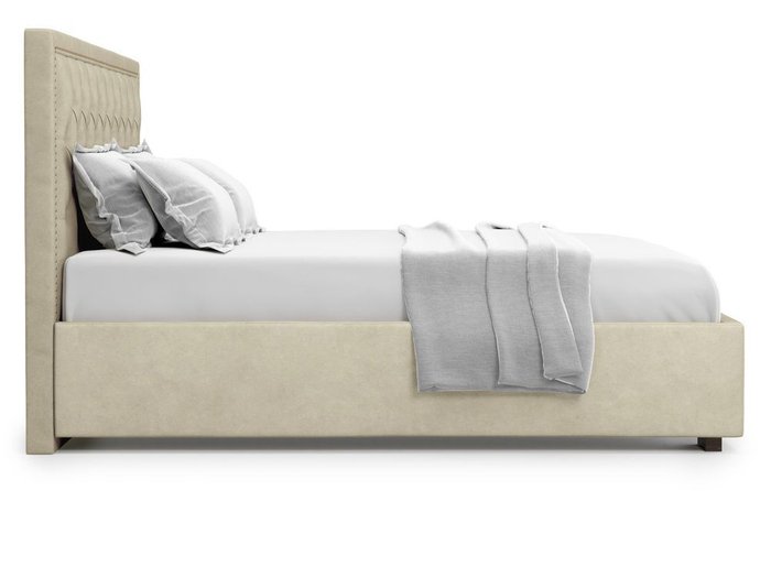 Кровать с подъемным механизмом Orto 180х200 бежевого цвета - лучшие Кровати для спальни в INMYROOM