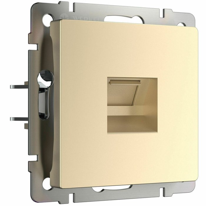 Розетка Ethernet RJ-45 шампань W1181011 Розетка Ethernet RJ-45 шампань W1181011