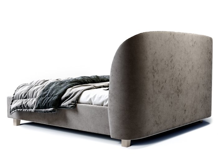 Кровать Tulip серого цвета 200х200 - лучшие Кровати для спальни в INMYROOM