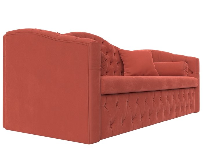 Прямой диван-кровать Мечта кораллового  цвета - лучшие Прямые диваны в INMYROOM
