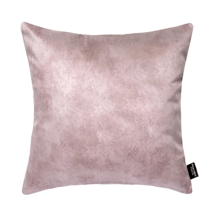Декоративная подушка Nevada Mocca 45х45 розового цвета