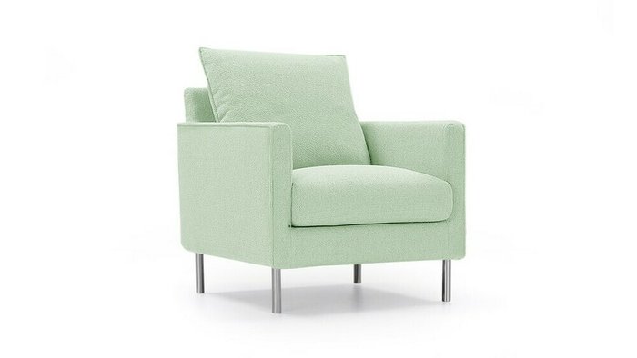 Кресло Гамбург светло-зеленого цвета - купить Интерьерные кресла по цене 20400.0