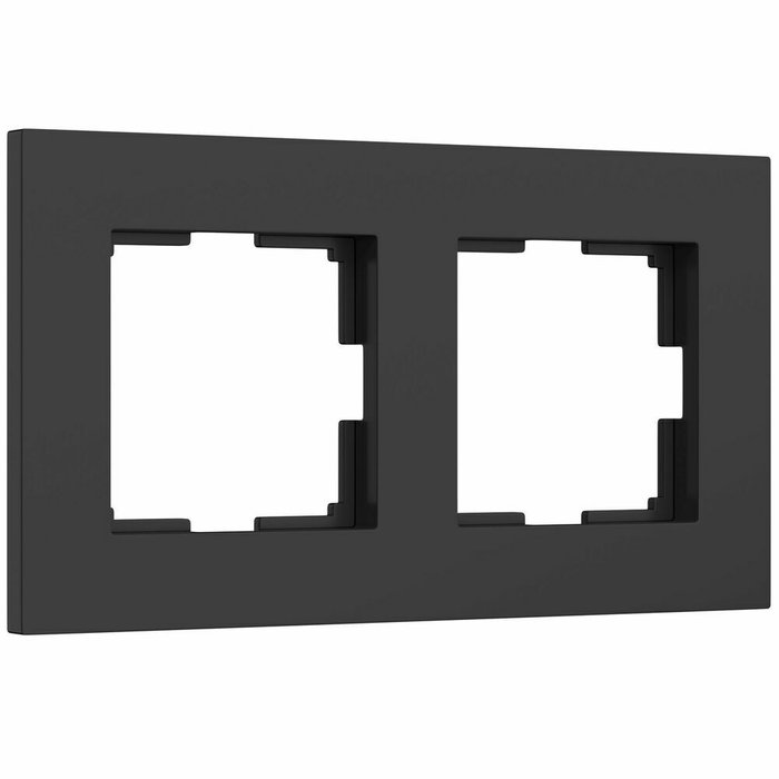 W0022908/ Рамка на 2 поста Slab (черный матовый) W0022908 Slab черный матовый W0022908/ Рамка на 2 поста Slab (черный матовый) W0022908 Slab черный матовый